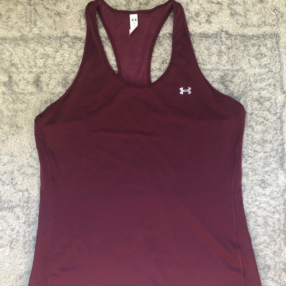 Women’s Under Armour Heat Gear tank top. Sz Large